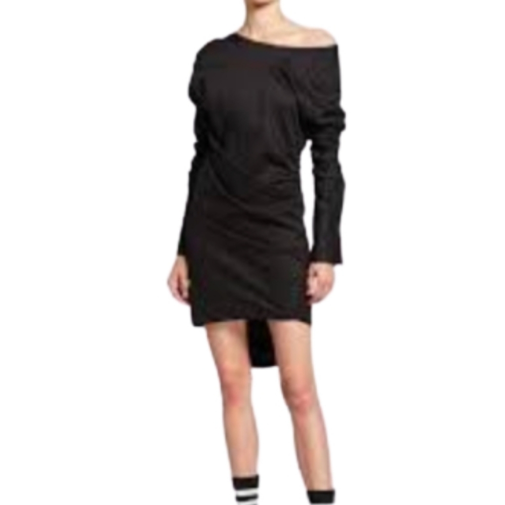 Caara Gabriella Ruched Asymmetrical Dress